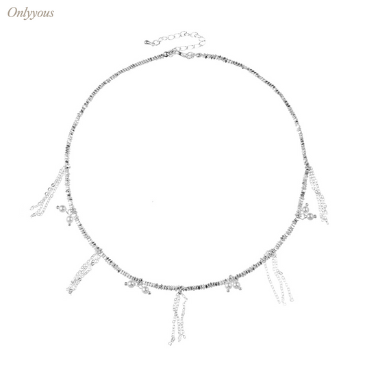 Sweet Light Luxury Tassel Chain Necklaces